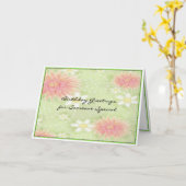 誕生日の挨拶-特別な誰か カード (黄色い花)