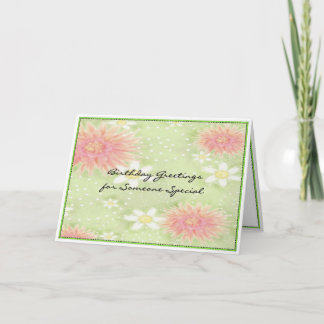 誕生日の挨拶-特別な誰か カード