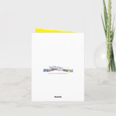 誕生日の捕獲物あらゆる輝くな願い カード (裏面)