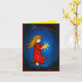 誕生日の捕獲物あらゆる輝くな願い カード (黄色い花)