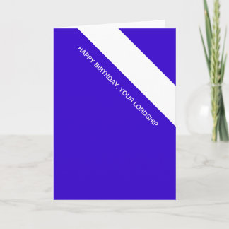 誕生日の支配権 カード