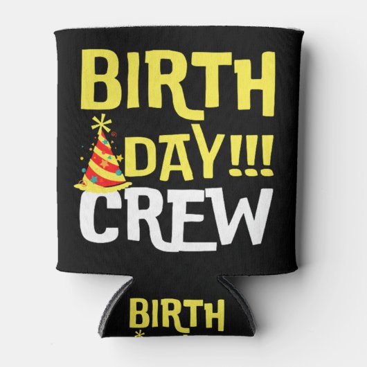 誕生日の日の乗組員 缶クーラー (正面)