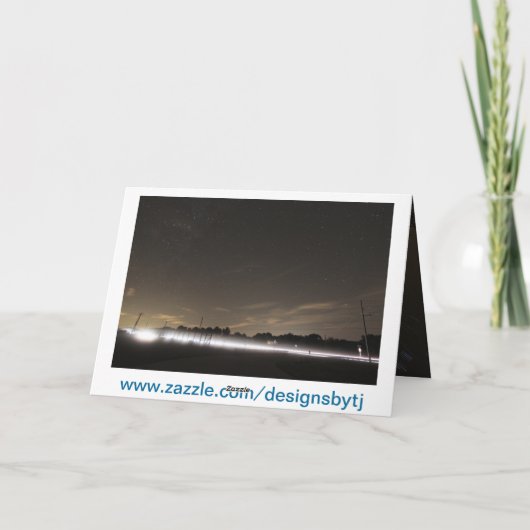 誕生日の星 カード (裏面)