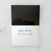 誕生日の星 カード (内部)