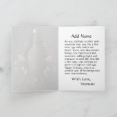 誕生日の時代はワインに似素晴らしている カード (内部)