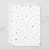 誕生日の時間だパーティー 招待状 (裏面)