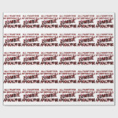 誕生日の時間ゾンビの黙示録 ラッピングペーパー (フラット)