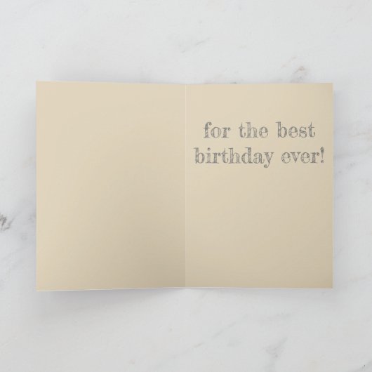 誕生日の時間 カード (内部)