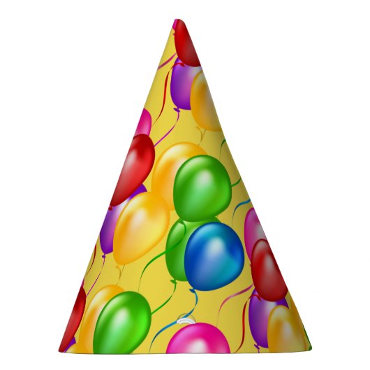 誕生日の気球のパーティーの帽子 パーティーハット (右)