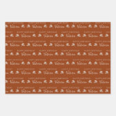 誕生日の水彩花柄包装紙シート ラッピングペーパーシート (正面3)