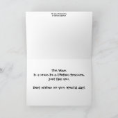 誕生日の波 カード (内部)