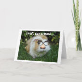 誕生日の準備ができて変装したパーティーの菌 カード (正面)