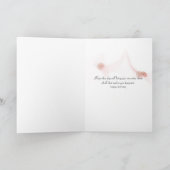 誕生日の滝のあるガーデンドア カード (内部)