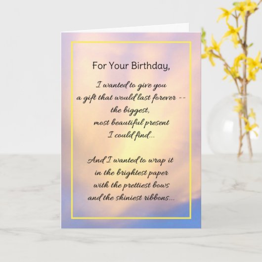 誕生日の為に与え.. カード (黄色い花)