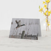 誕生日の父 カード (黄色い花)