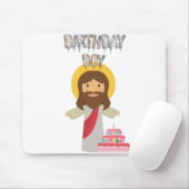 誕生日の男の子のクリスマス マウスパッド (マウス)