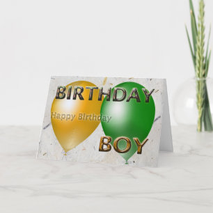 誕生日の男の子のハッピーバースデー カード
