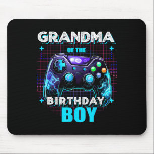 誕生日の男の子のマッチング家族のビデオゲーム部 マウスパッド