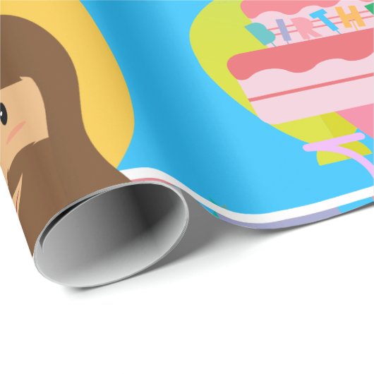 誕生日の男の子イエスクリスマス ラッピングペーパー (ロールコーナー)