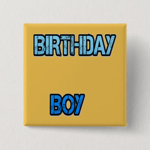 誕生日の男の子 缶バッジ
