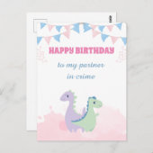 誕生日の相棒 ポストカード (正面/裏面)