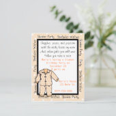 誕生日の眠りのパーティの招待状 招待状 (スタンド正面)