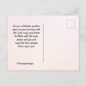 誕生日の祝福の言葉 数6:24 主があなたを祝福してください ポストカード (裏面)