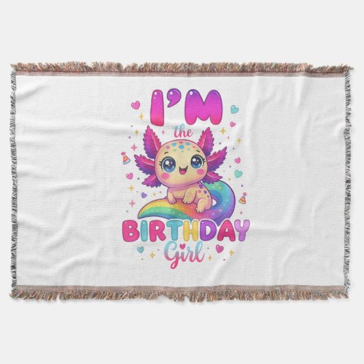 誕生日の私、アホロトル スローブランケット (正面)