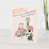 誕生日の税 カード (正面)