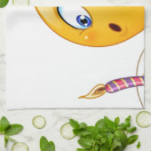 誕生日の絵文字 キッチンタオル (折り畳み)