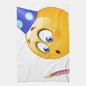 誕生日の絵文字 キッチンタオル (縦)