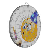 誕生日の絵文字 ダーツボード (正面左)