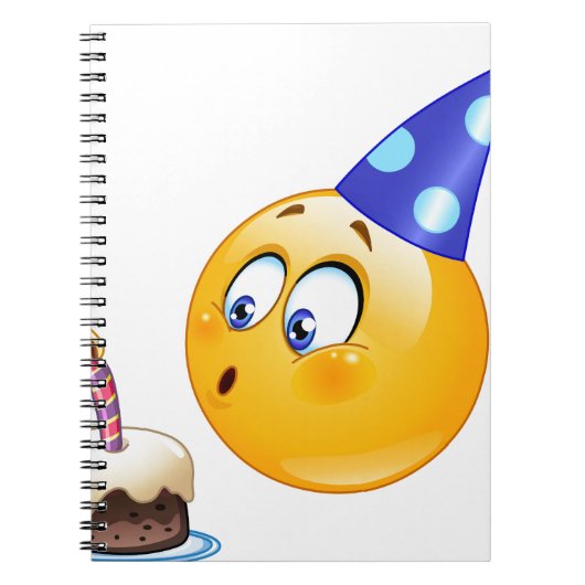 誕生日の絵文字 ノートブック (正面)