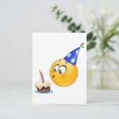 誕生日の絵文字 ポストカード (スタンド正面)