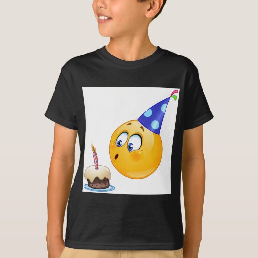 誕生日の絵文字 Tシャツ (正面)