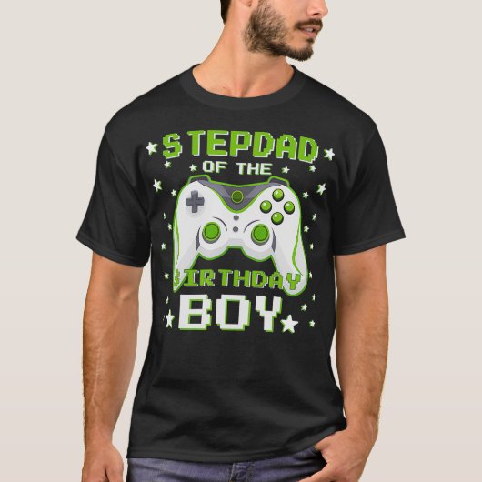 誕生日の義父の男の子のギフトビデオゲーム誕生日 Tシャツ (正面)