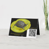 誕生日の義理の娘のピンクのImpatiens項目 カード (裏面)