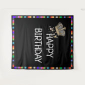 誕生日の背景 タペストリー (正面(横))