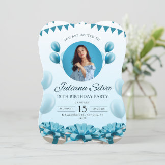 誕生日の至福 – クリーンで陽気な招待