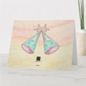 誕生日の花のカード カード (裏面)