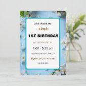 誕生日の花募集 招待状 (スタンド正面)