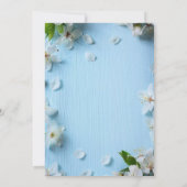 誕生日の花募集 招待状 (裏面)