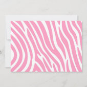 誕生日の花型女性歌手の招待状 招待状 (裏面)