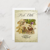 誕生日の花2月13日"エーデルワイス" カード (正面/裏面インサイチュ)