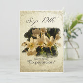 誕生日の花9月13日"ゼファー花" カード (スタンド正面)