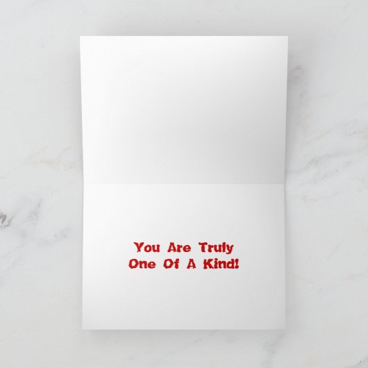 誕生日の芸術品 カード (内部)