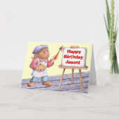 誕生日の芸術品 カード (正面)