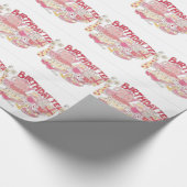 誕生日の茶 ラッピングペーパー (角)