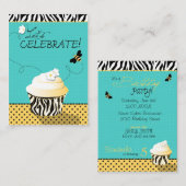 誕生日の蜂のメモカード エンクロージャーカード (正面/裏面)