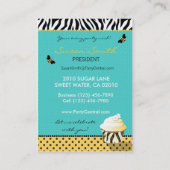 誕生日の蜂の名刺C2 名刺 (裏面)